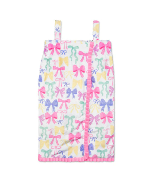 Pretty Bows Plush Spa Wrap