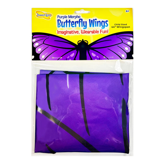 Purple Morpho Butterfly Wings