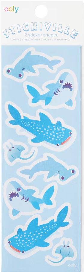 Stickiville Stickers: Sharks & Rays - Skinny