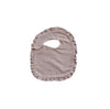 Woven Cotton Terry Ruffled Bibs