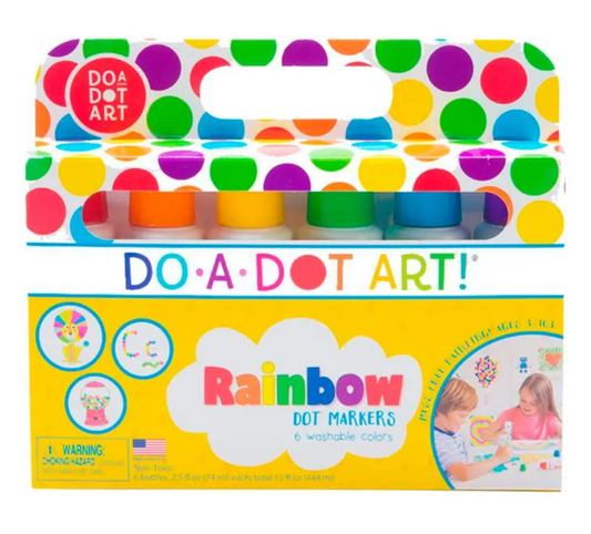 6 Pack Rainbow Do A Dot Markers