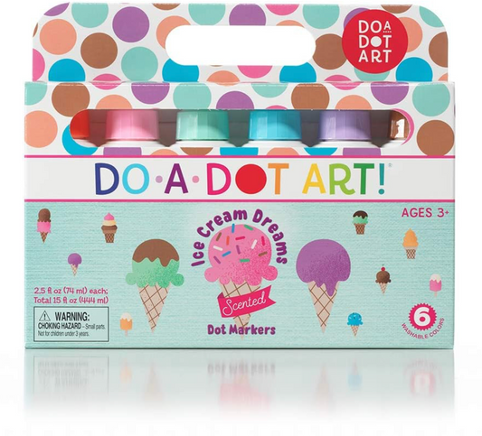 6 Pack Scented Ice Cream Dream Do A Dot Markers