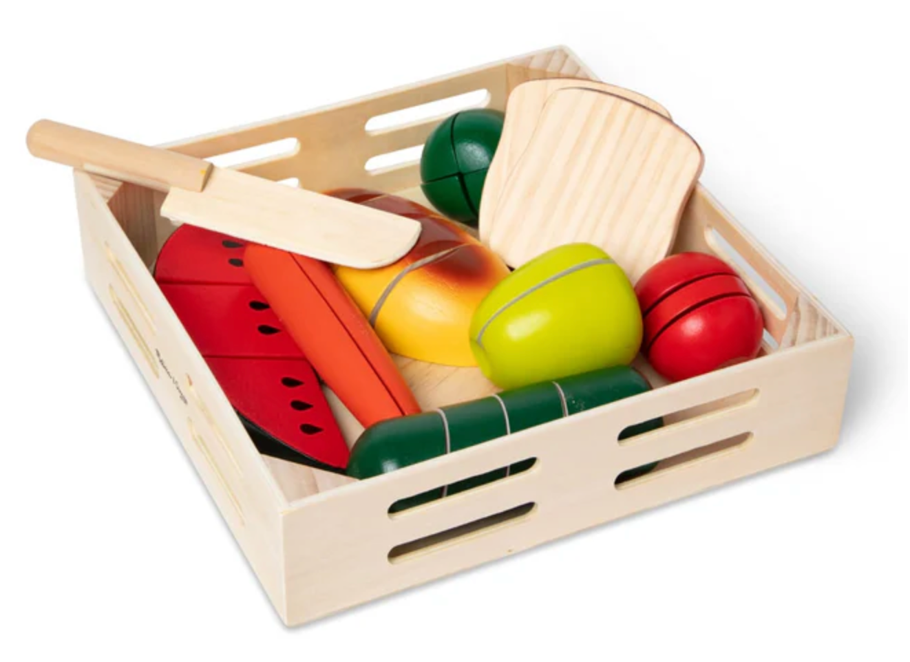 Wooden Cutting Food Playset