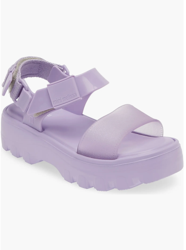 Mini Melissa Kick Off Sandal | Lilac