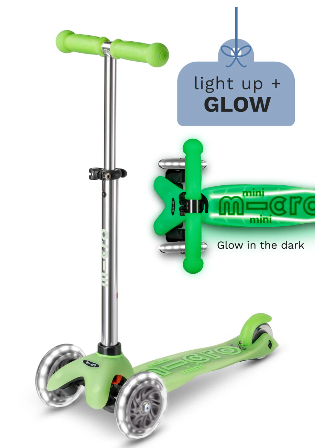 Micro Mini Glow LED Scooter