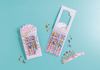 Gold Rhinestone Sticker Book & Crown Set