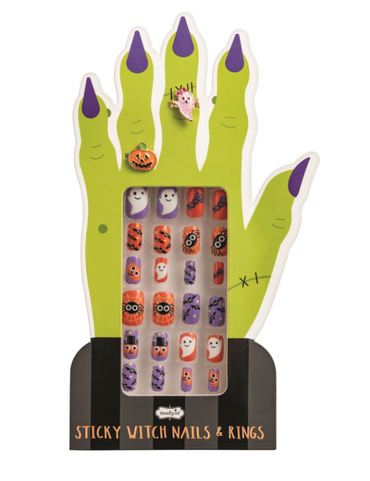 Black Halloween Nail Set