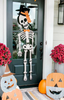 Skeleton Top Hat Door Hanger