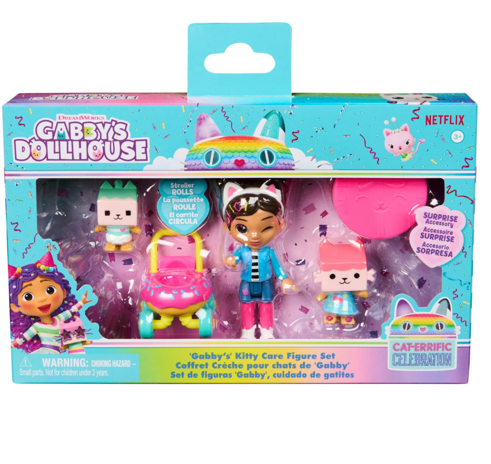 Gabby`s Dollhouse | Kitty Care Figure Set
