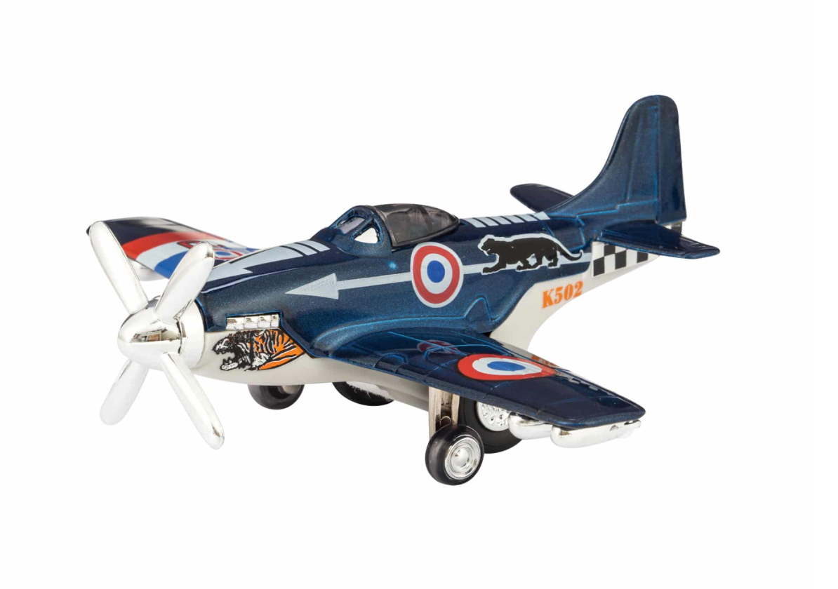 Diecast Vintage Military Fighter Jet | 5" length