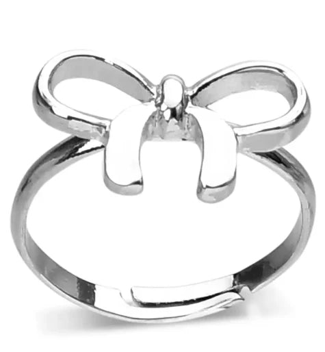 Fancy Bows Nail Polish Ring Set