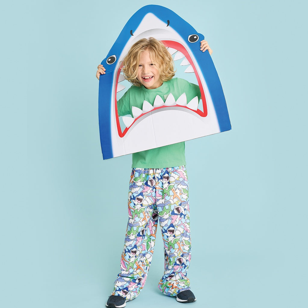 Shark Frenzy Plush Pants (X-Small (4-6))