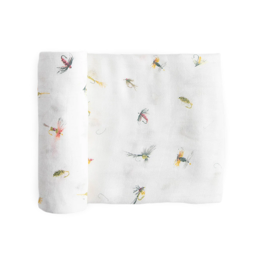 Gone Fishing | Deluxe Muslin Swaddle