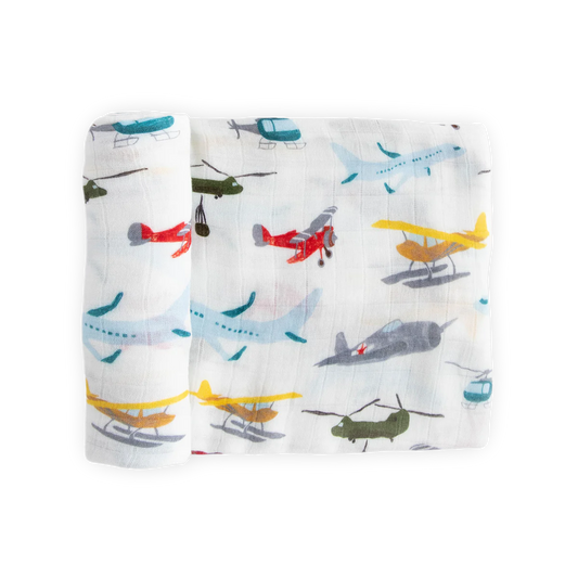 Air Show | Deluxe Muslin Swaddle