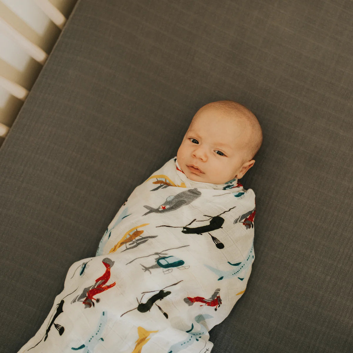 Air Show | Deluxe Muslin Swaddle