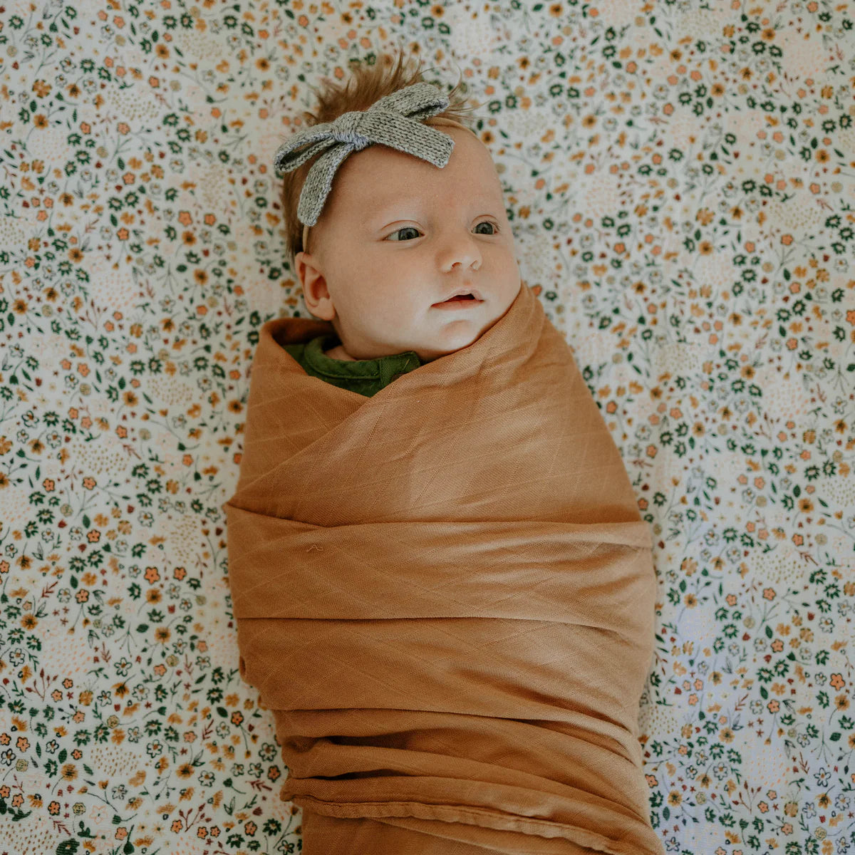 Caramel | Deluxe Muslin Swaddle