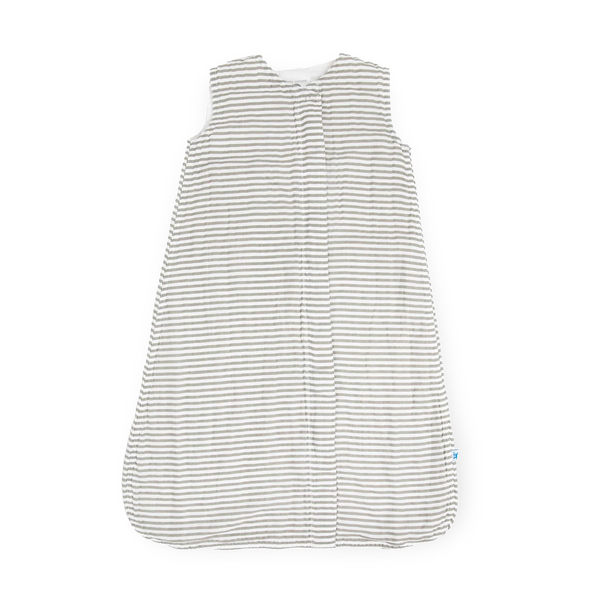 Grey Stripe | Cotton Muslin Sleep Bag Small