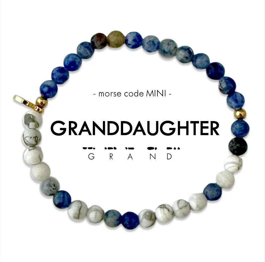 Morse Code Stacker Set: Grandma & Mini Granddaughter