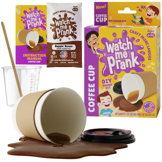 Watch Me Prank | DIY Coffee Cup Spill Kit