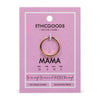 Morse Code Patterned Gold Ring: Mama