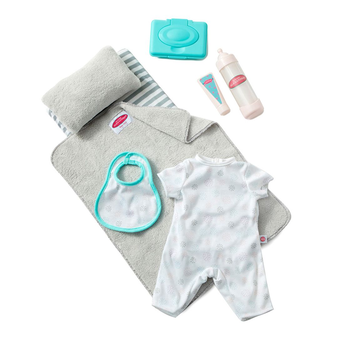 Soft Gray On the Go Baby Essentials