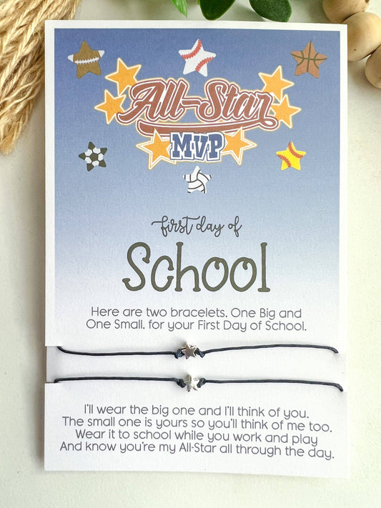 Back to School Wish Bracelet All-Star Mommy & Me best friend