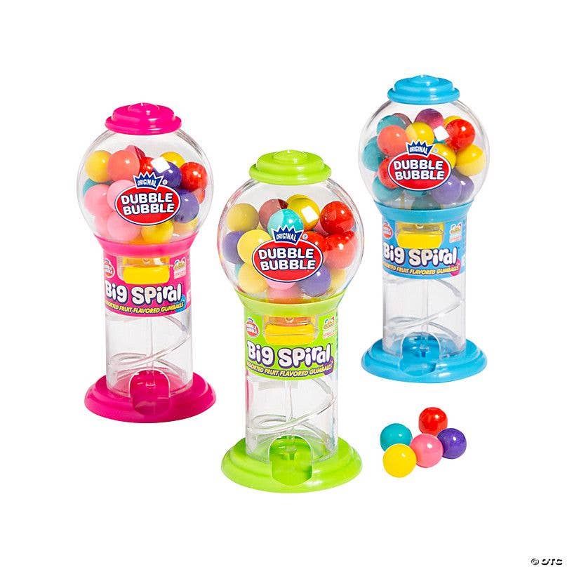 Dubble Bubble Big Spiral Gumball Machines