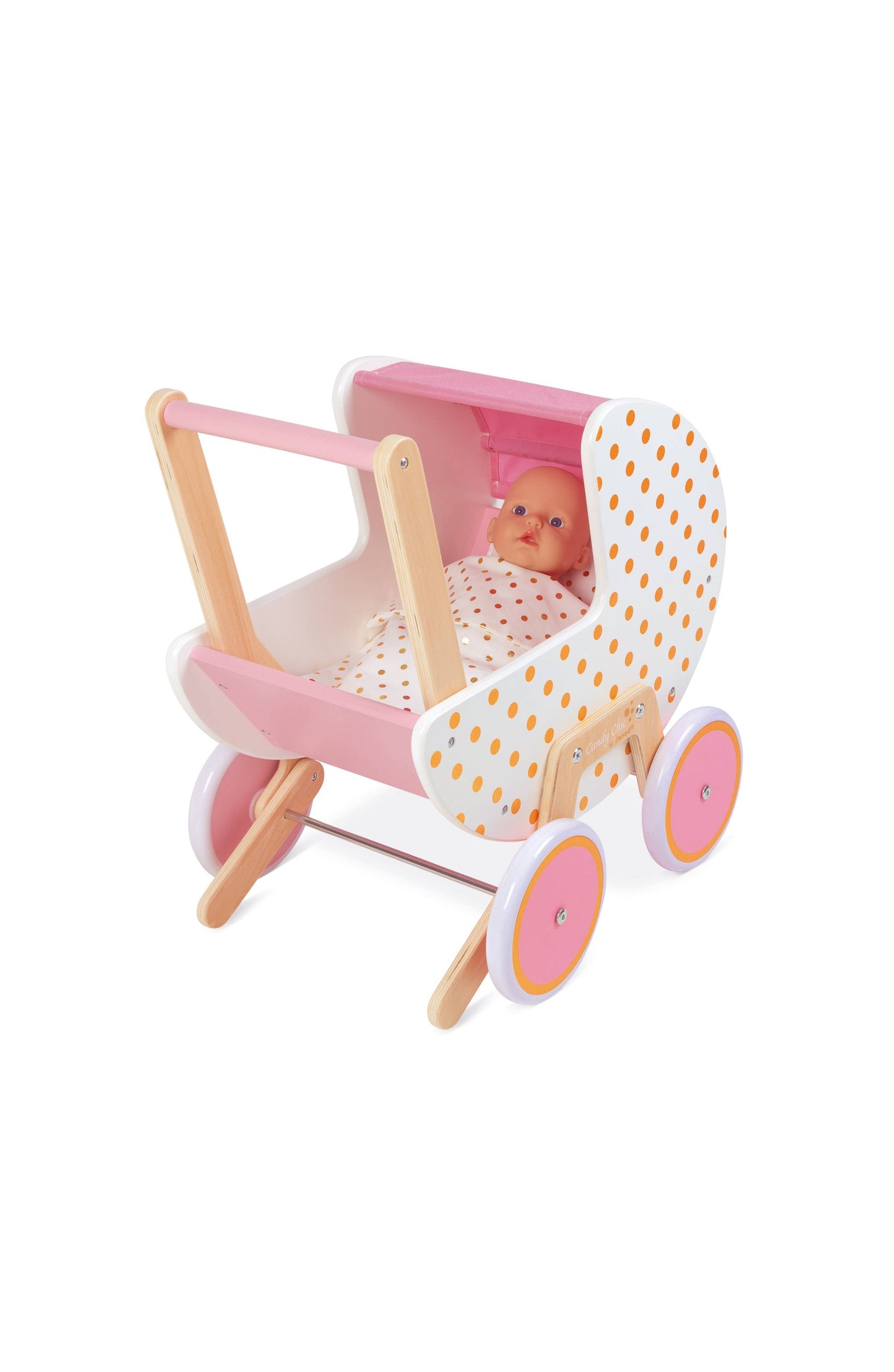 Candy Chic | Doll's Pram | Pretend Stroller | Imitation Toy