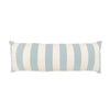 Blue Striped Lumbar -Canvas Pillow Cover