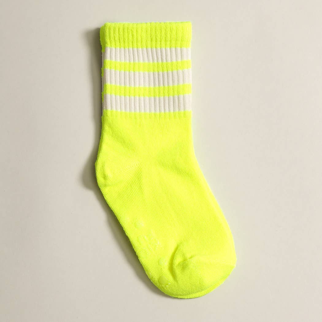 Kids' Stripe Crew Socks L 12-4