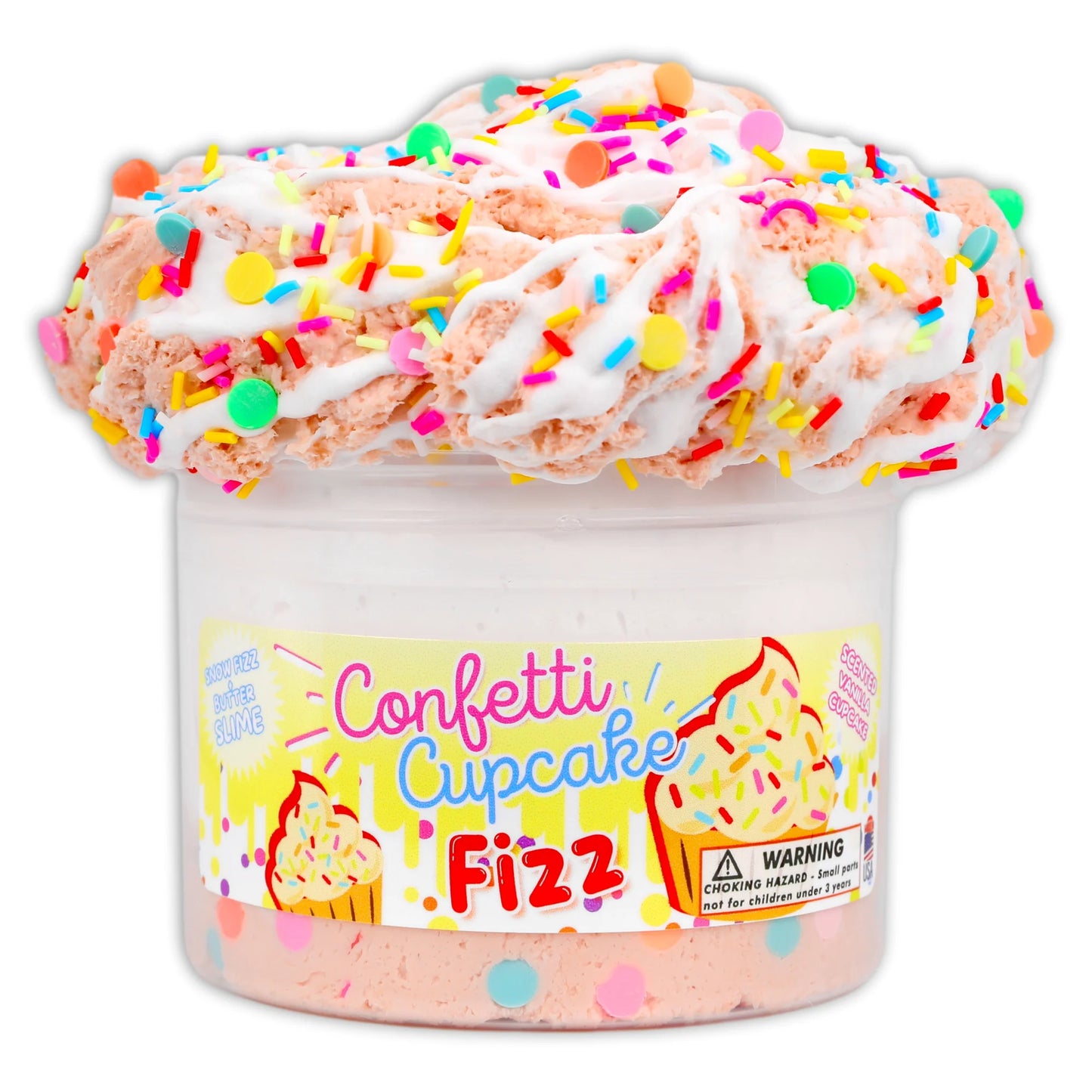 Confetti Cupcake Fizz | Dope Slime