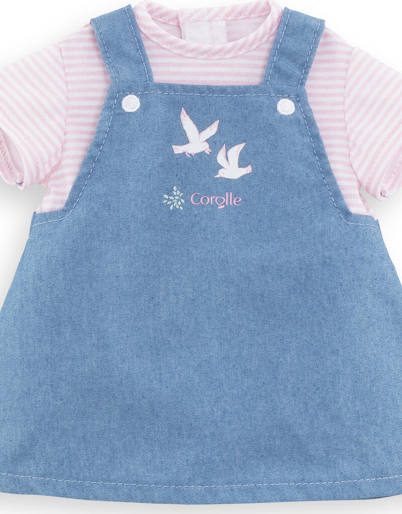 14" Jumper & Striped T-Shirt Doll Apparel | Corolle