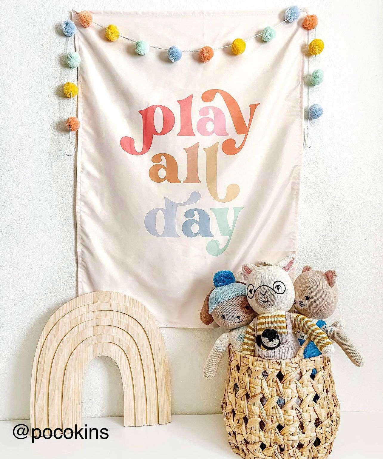 Play All Day Banner | Original 26x36"