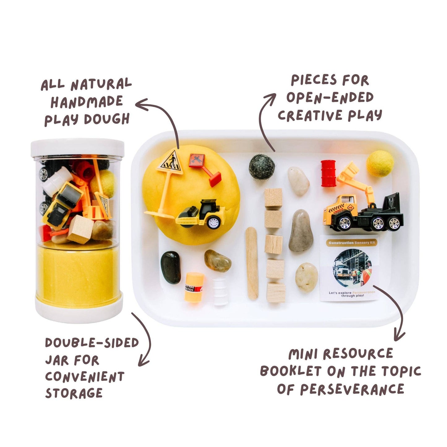 Construction Sensory Kit: Play Dough