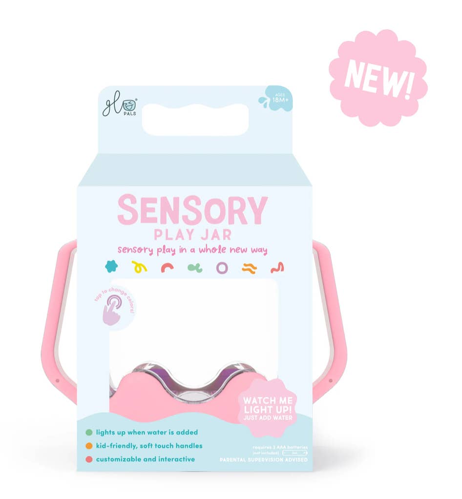 Bubblegum Pink Sensory Play Jar