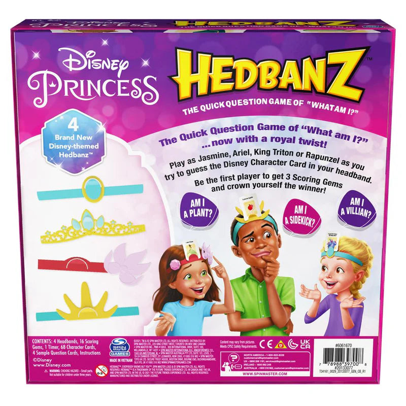 Disney Princess Headbanz |  Guessing Game for Kids