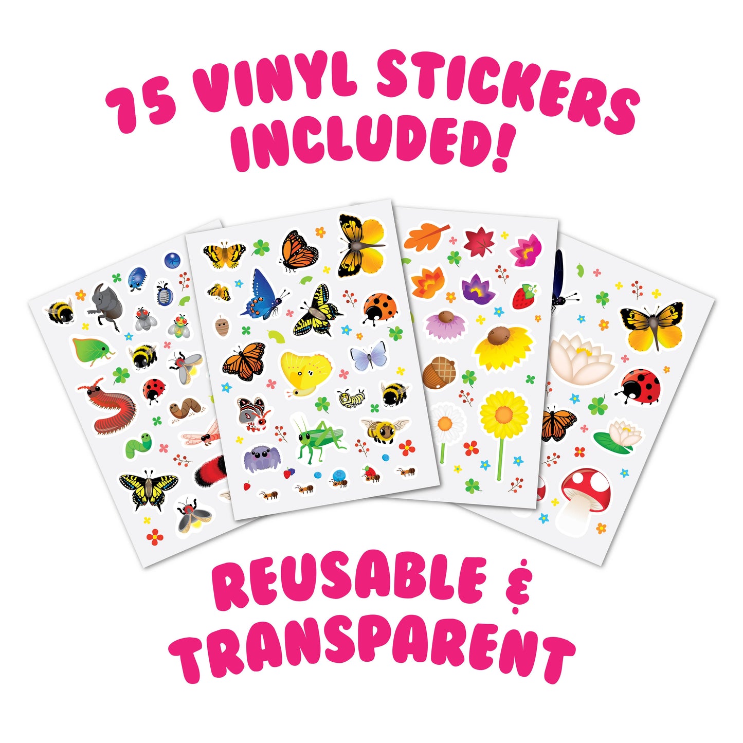 Sticker Magic - Backyard Bugs