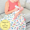 Sole Mates Baby Swaddle Blanket