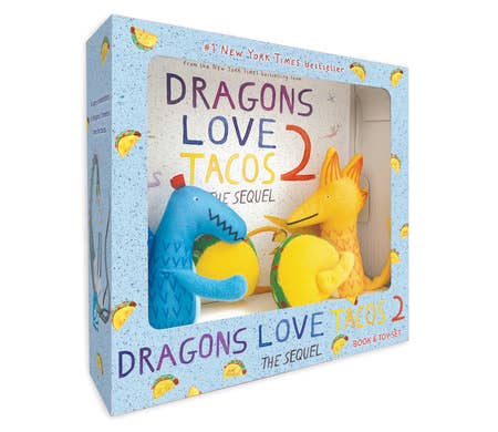 Dragons Love Tacos 2 Book & Toy Set