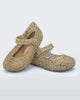 Mini Melissa Campana Papel | Gold Sparkle w Strap