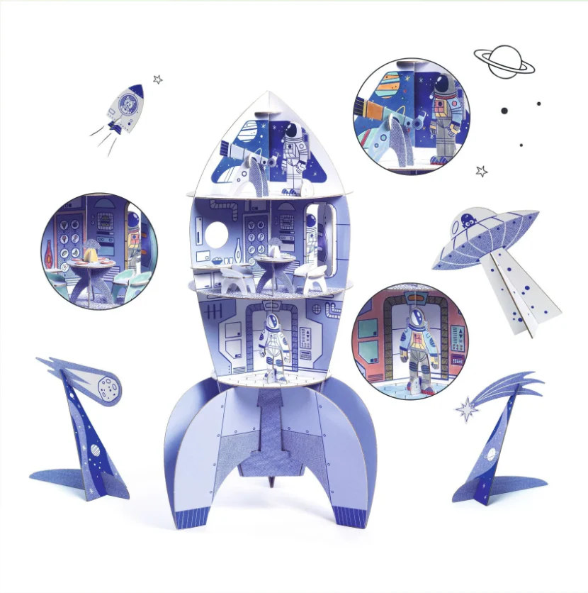 DIY | Color Assemble Play Space Rocket