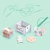DIY | Color Assemble Play Doll House