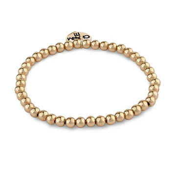 CHARM IT! Gold Bead Bracelet