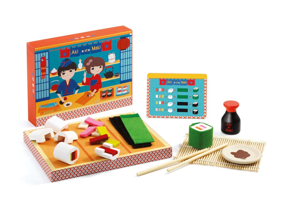 Aki & Maki Wooden Sushi Box