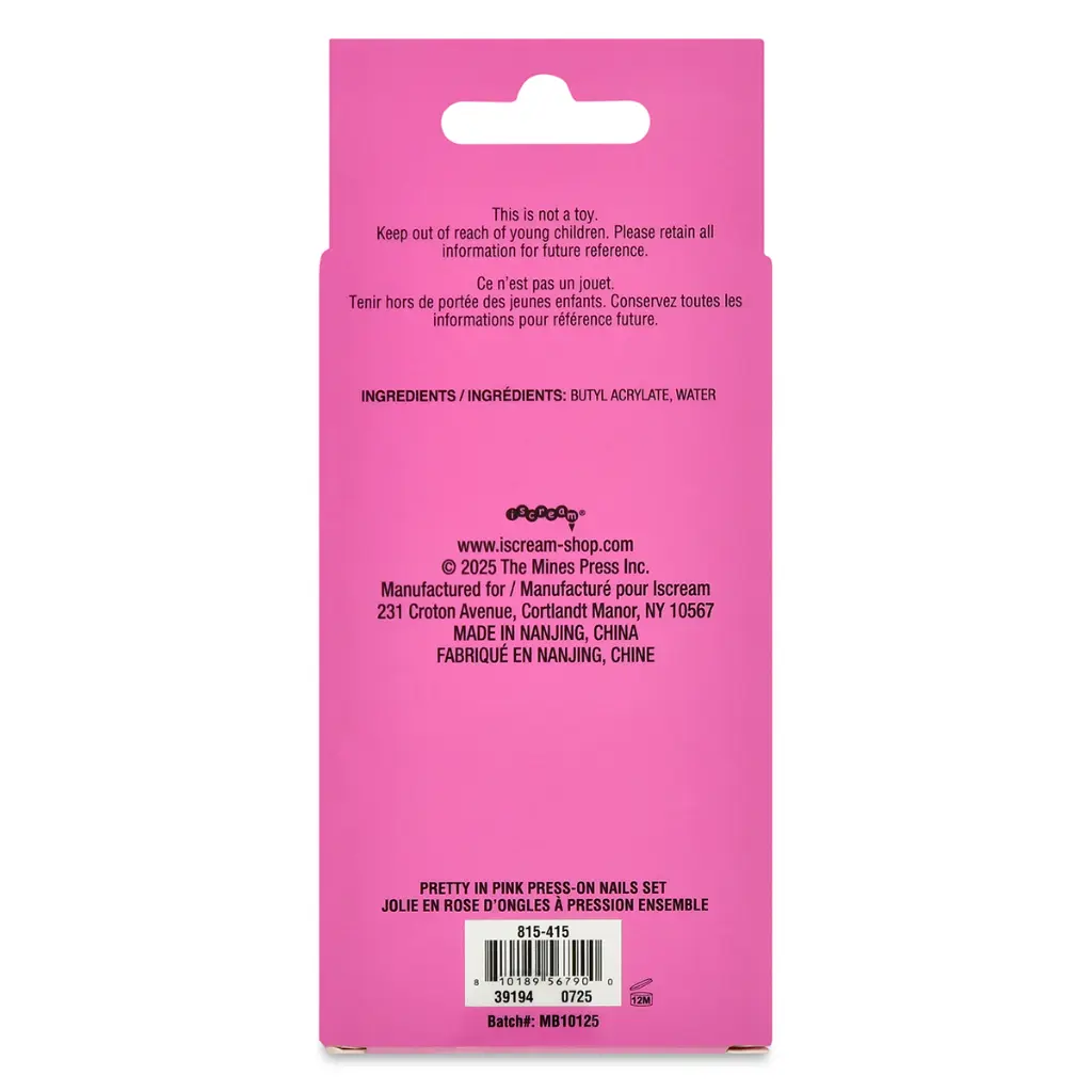 Pretty In Pink Press-On Nails Set