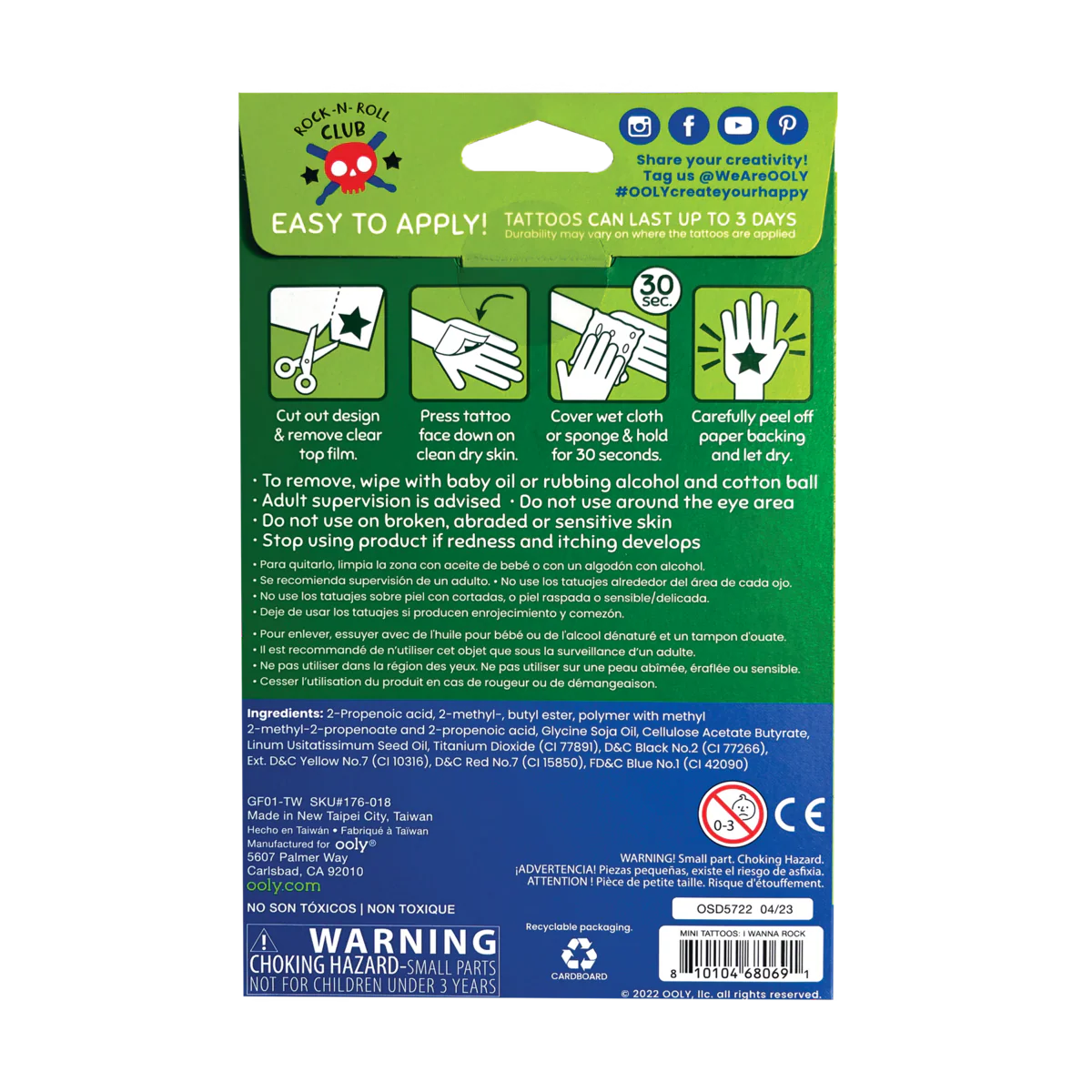 Tattoo Palooza: Mini Temporary Tattoos | I Wanna Rock