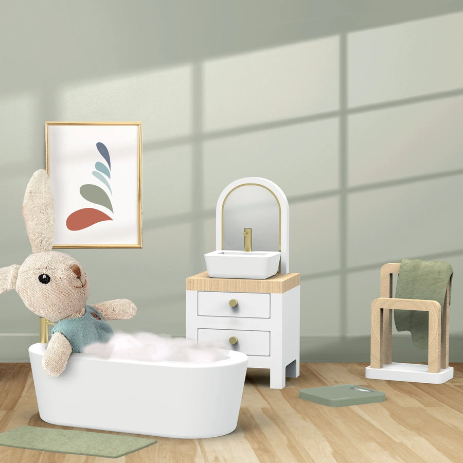Doll House Bathroom Set | 1 Character Included