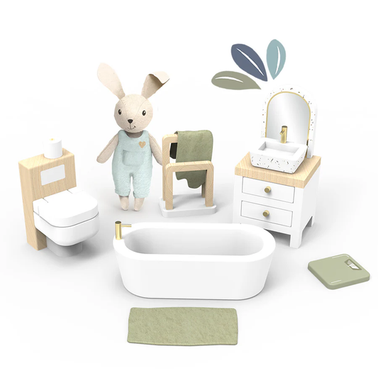 Doll House Bathroom Set | 1 Character Included