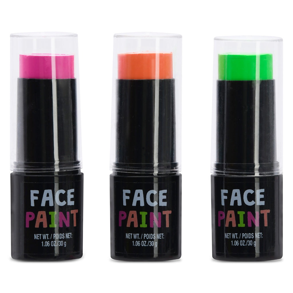 Ready, Set, Glow! Neon Face Paint