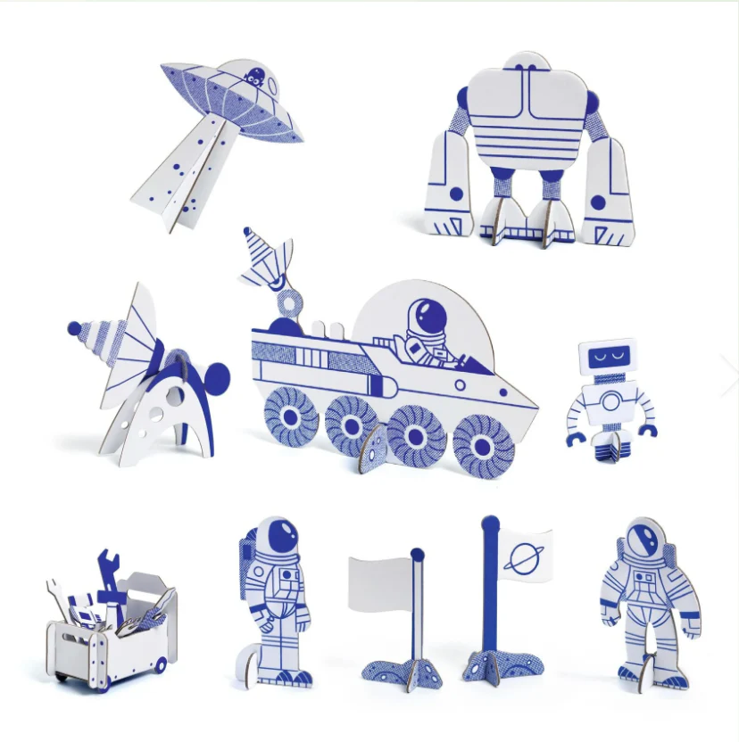 DIY | Color Assemble Play Space Rocket